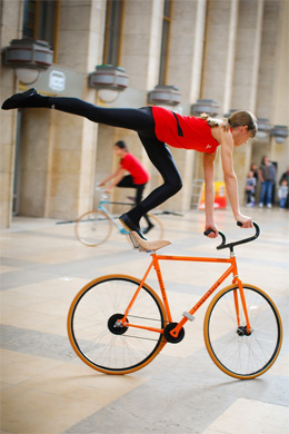 Montar en bici es un arte