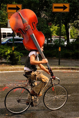Siempre puedes llevar la música en la bici