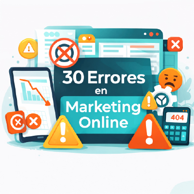 30 Errores que cometemos las empresas en Marketing Online